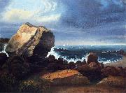 Thomas Doughty Scituate Beach, Massachusetts oil on canvas